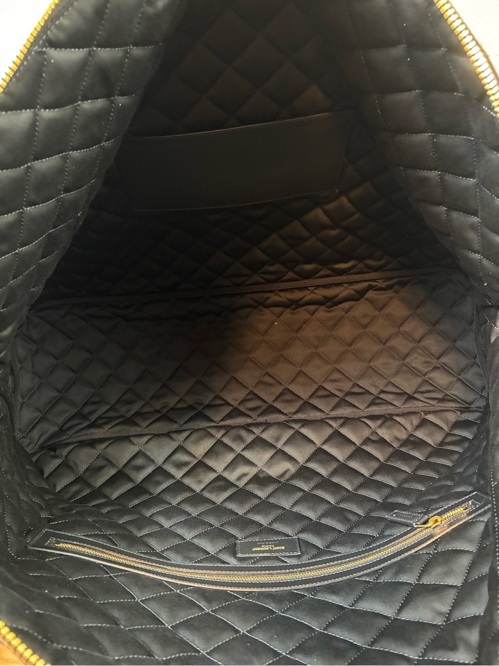 Saint Laurent YSL Giant Quilted Leather Logo Travel Bag - NWOT $5100 Retail - Picture 9 of 16